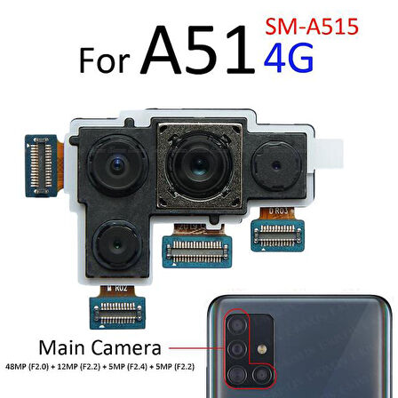 Samsung Galaxy A51 Arka Kamera (Orjina)