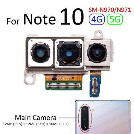 Samsung Galaxy NOTE 10 Arka Kamera (Orjinal)