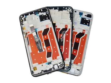 Tkgz Huawei Uyumlu P40 Lite Lcd Ekran Dokunmati (ORJİNAL ÇITALI TAMİR SETİ ) YEŞİL