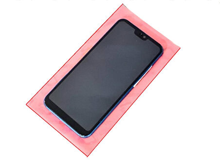 Tkgz Huawei Uyumlu P20 Lite Lcd Ekran Dokunmatik (ÇITALI TAMİR SETİ) MAVİ