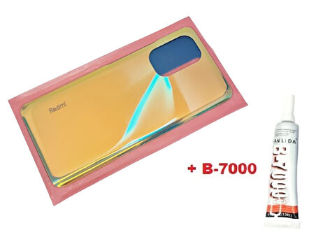 Xiaomi POCO F3 Arka Kapak Batarya Pil Kapağı (CAM+B-7000) GOLD