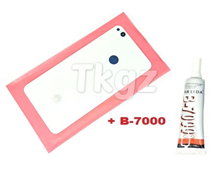 Tkgz Huawei Uyumlu P9 Lite 2017 Arka Pil Batarya Kapağı (CAM+B-7000) BEYAZ