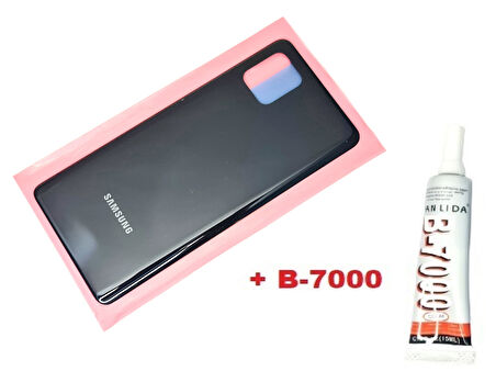 Samsung Galaxy NOTE 10 LİTE Arka Pil Batarya Kapağı (CAM+B-7000) SİYAH