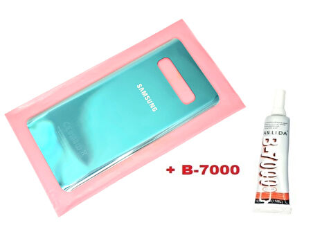 Samsung Galaxy S10 Arka Pil Batarya Kapağı (CAM+B-7000) YEŞİL