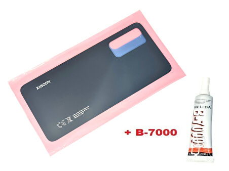 Xiaomi Mİ 12 Lite  Arka Pil Batarya Kapağı (CAM+B-7000) SİYAH