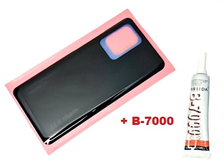 Xiaomi Mi 11T PRO Mİ 11T Arka Pil Batarya Kapağı (CAM+B-7000) SİYAH