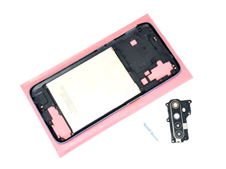 Oppo Reno 6 FULL ORJ KASA Arka Pil Batarya Kapağı (TAMİR SETİ) MAVİ