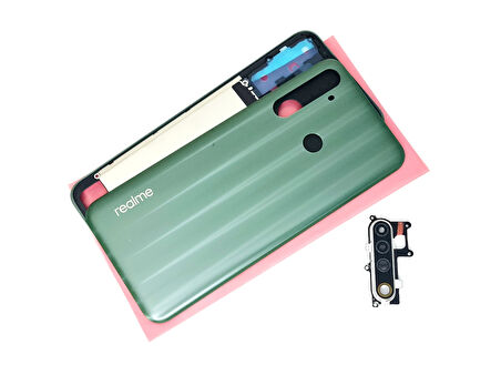 Oppo Realme 6İ FULL ORJ KASA Arka Pil Batarya Kapağı (TAMİR SETİ) YEŞİL