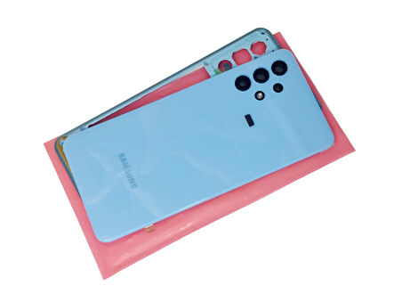 Samsung Galaxy A32 FULL ORJ KASA Arka Pil Kapağı (TAMİR SETİ) MAVİ