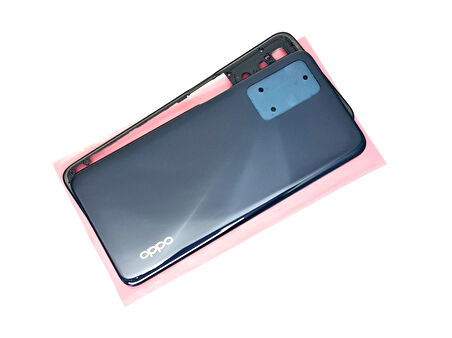 Oppo A16 KASA Arka Pil Batarya Kapağı (TAMİR SETİ) SİYAH