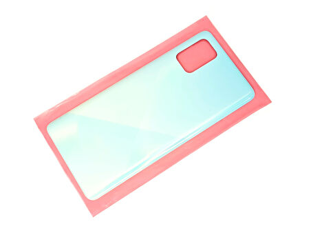 Samsung Galaxy A71 A715 Arka Pil Batarya Kapağı + PİL MAVİ