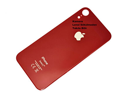iPhone XR Arka Kapak (CAM) Kırmızı