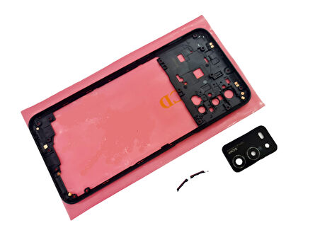 Oppo A55 KASA Arka Pil Batarya Kapağı SİYAH