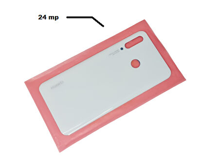 Tkgz Huawei Uyumlu P30 Lite Arka Pil Batarya Kapağı (24 MP) BEYAZ