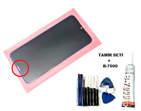 Xiaomi Redmi NOTE 8 Lcd Ekran Dokunmatik ORJİNAL (B-7000+Tamir Seti) MAVİ