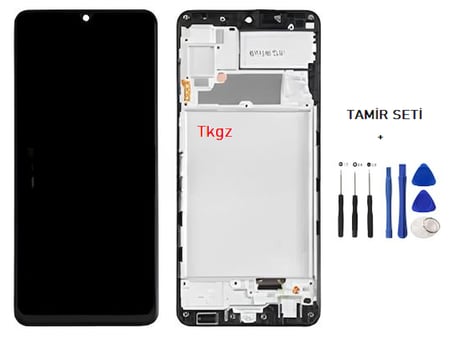 Tkgz - Samsung Galaxy A23 - SM-A235 Lcd Ekran Dokunmatik - A - Kalite ÇITALI + TAMİR SETİ