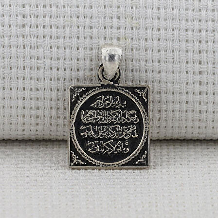 Nazar Duası 925 Ayar Gümüş Kolye Ucu