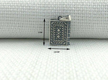 925 Ayar Gümüş Muska kabı Kolye Ucu