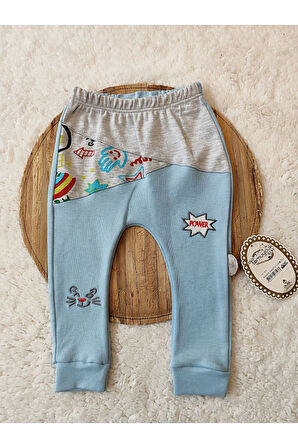 3lü Mavi Erkek Bebek Takım 3-6-9-12-18 ay Bebek Takımları Kıyafetleri Bebek Giyim Hediyelik