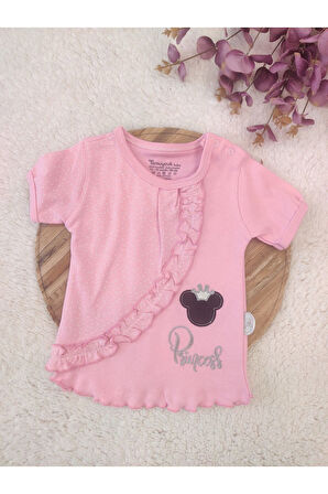 3'lü Kız Bebek Çocuk Takım Sweatli 3-6-9-12 Ay Bebek Takımları Kıyafetleri Giysileri