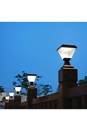 CT-7315 Solar Set Üstü Bahçe Armatürü Beyaz Işık