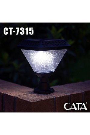 CT-7315 Solar Set Üstü Bahçe Armatürü Beyaz Işık