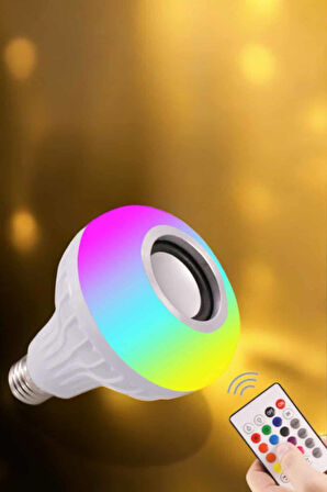 Bluetooth Hoparlör RGB LED Teknolojisi ile Müzik ve Aydınlatma