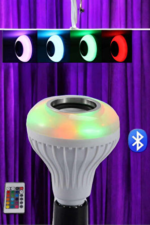 Bluetooth Hoparlör RGB LED Teknolojisi ile Müzik ve Aydınlatma