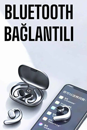 Bluetooth Kulaklık Küpe Görünümlü Yüksek Ses Kaliteli Gamer Kulaklık