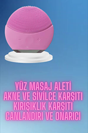 KAŞ BIYIK VE YÜZ EPİLASYON ALETİ VE TİTREŞİMLİ YÜZ TEMİZLEME MASAJ ALETİ İKİLİ SET