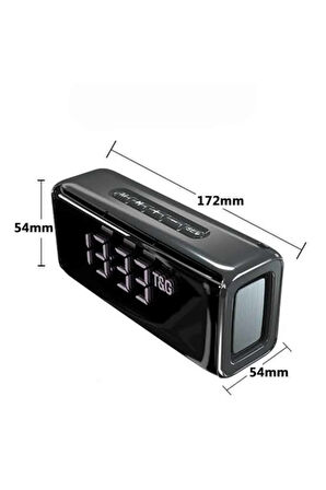 Sinema Projeksiyonu Projektörü ve Dijital Göstergeli Bluetooth Hoparlör Uzun Pil Ömrü HD Kalite