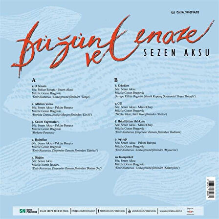 Sezen Aksu Düğün ve Cenaze - Plak