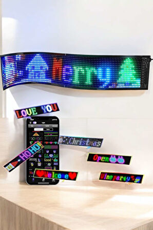 Led Matrix Panel Dijital Ekran Kumandalı Pixsel Görünümlü