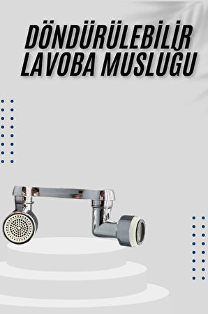 Dönebilen Musluk Başlığı Akrobat Mutfak Banyo Musluk Ucu Başlığı Oynar Başlıklı