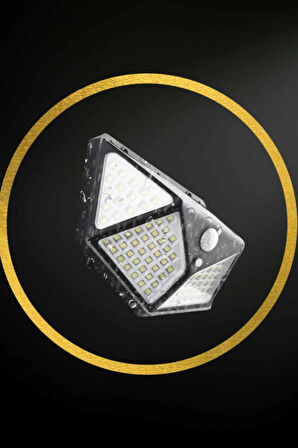 Bahçe Lambası Bahçe Aydınlatma Sensörlü Suya Dayanıklı 100 Led