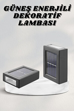 Bahçe Aydınlatması Solar Güneş Enerjili Dekoratik Led Işıklı Lamba
