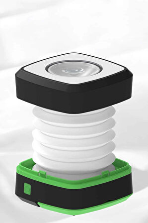 Katlanabilir Kamp Lambası Solar Fener Görünümlü 3 Kademeli Şarjlı