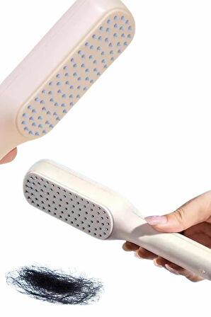 Kendini Temizleyen Tarak Fırça Geri Çekilebilir Evcil Hayvana Uygun Sıkı Dişli