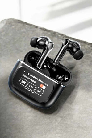 Yeni Nesil Bluetooth Kulaklık Ekranlı Yüksek Ses Kaliteli Uzun Şarj Süreli