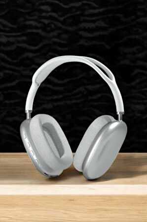 P9 Plus Kablosuz Kulak Üstü Bluetooth Kulaklık Beyaz Mikrofonlu Kulaküstü Kablosuz Kulaklık