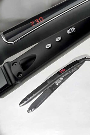 Saç Düzleştirici Led Ekranlı Isı Ayarlı Seramik Kaplama Profesyonel