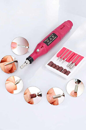 Tırnak,Nasır Temizleyici Manikür Pedikür Seti Elektrikli USB Girişli