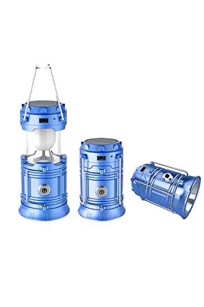 Kamp Lambası El Feneri Askılı Büyük Boy USB Şarjlı Işıldak