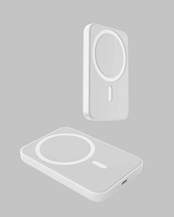 MagSafe Uyumlu Kablosuz Powerbank – Güçlü Mıknatıs, Hızlı Şarj, Kompakt Tasarım