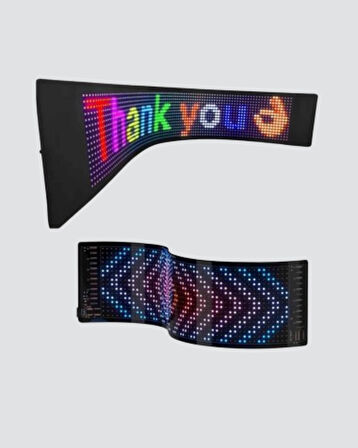 LED Matrix Piksel Panel Işığı – 5V USB, Uygulama Kontrollü