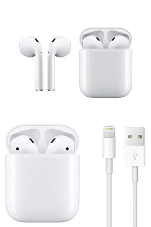 2025 Model Çağrı Cevaplayabilen Bluetooth Kulaklık Beyaz Dokunmatik Kontrol