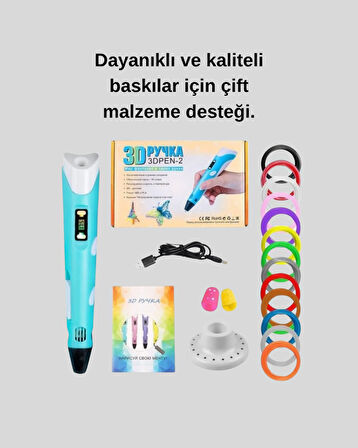 Çocuklar İçin Güvenli 3D Yazıcı Kalem