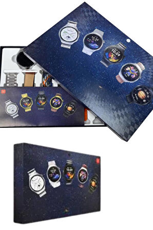 Akıllı Saat Çoklu Kordon Seçenekli Dokunmatik Ekran Nabız Sensörlü