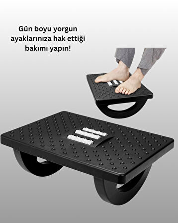 Masa Altı Ayak Dinlendirme Aparatı – Masajlı, Isıtmalı, Taşınabilir