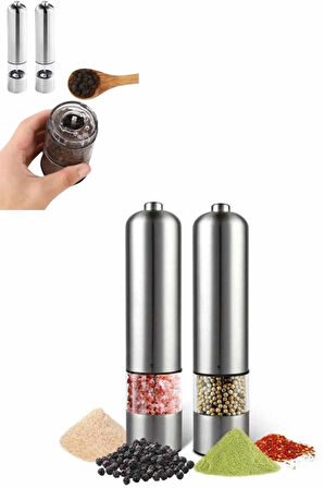 Tuz Baharat Öğütücü Otomatik Baharat Değirmeni Uzun Ömürlü Pratik